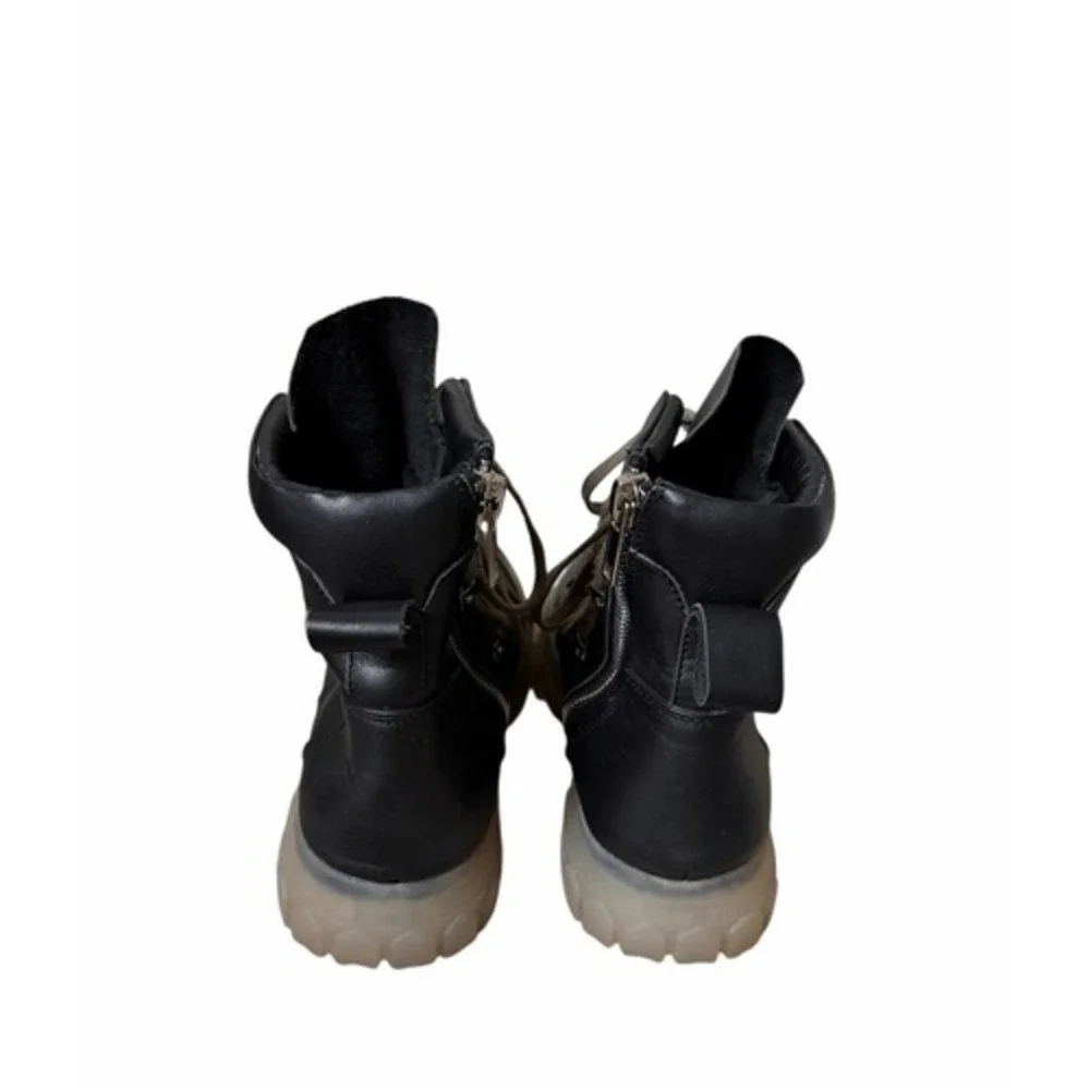 Rick Owens Boots Dirt Pentagram Tractor Leather 42